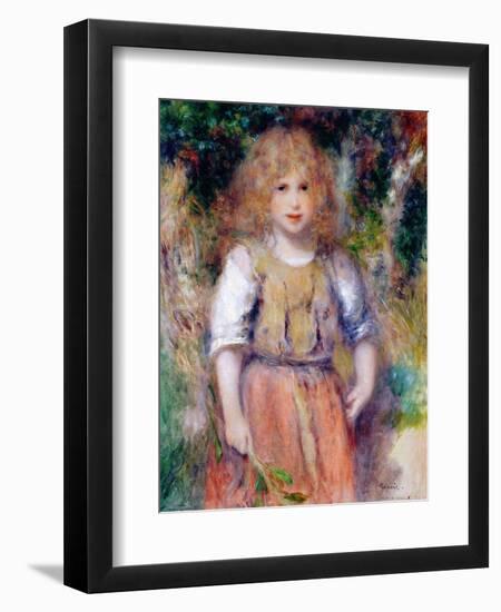 Gypsy Girl, 1879-Pierre-Auguste Renoir-Framed Giclee Print