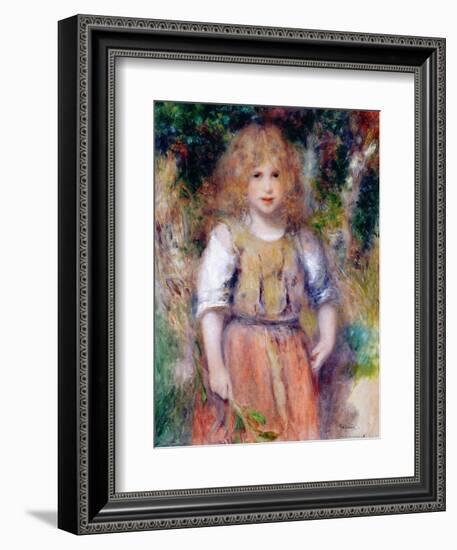 Gypsy Girl, 1879-Pierre-Auguste Renoir-Framed Giclee Print