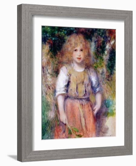 Gypsy Girl, 1879-Pierre-Auguste Renoir-Framed Giclee Print