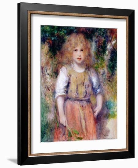 Gypsy Girl, 1879-Pierre-Auguste Renoir-Framed Giclee Print