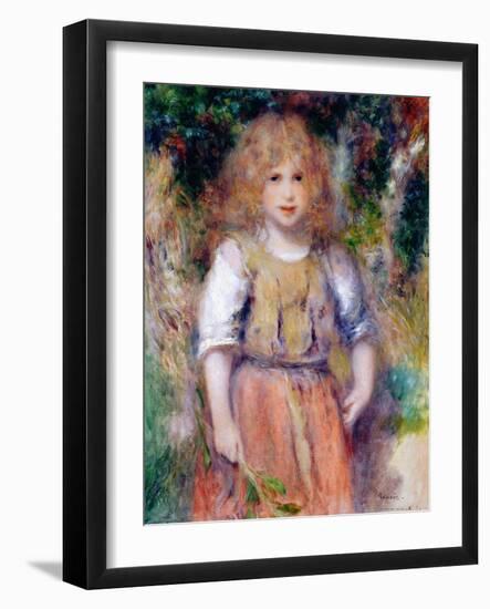 Gypsy Girl, 1879-Pierre-Auguste Renoir-Framed Giclee Print