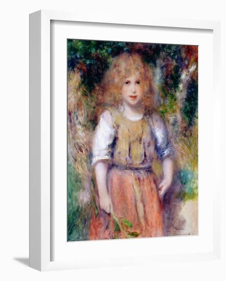 Gypsy Girl, 1879-Pierre-Auguste Renoir-Framed Giclee Print