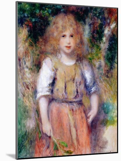 Gypsy Girl, 1879-Pierre-Auguste Renoir-Mounted Giclee Print