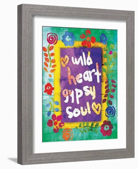 Gypsy Soul-Jace Grey-Framed Art Print