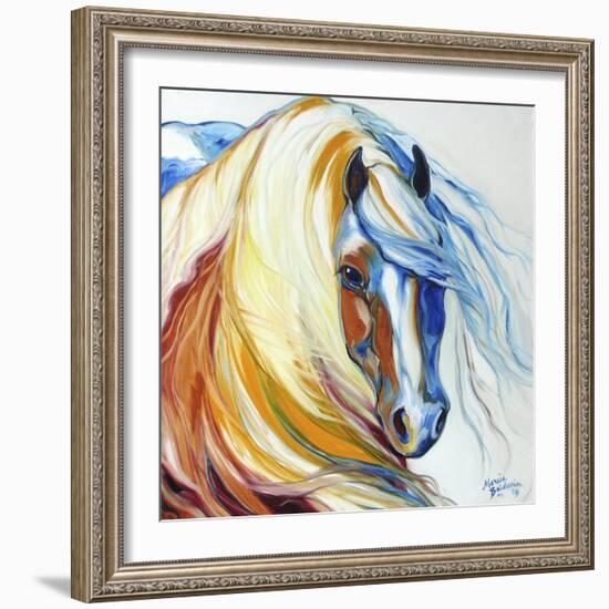 Gypsy Vanner Dream-Marcia Baldwin-Framed Giclee Print