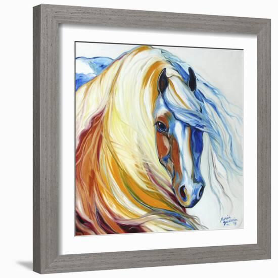 Gypsy Vanner Dream-Marcia Baldwin-Framed Giclee Print