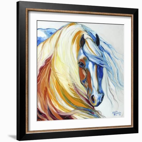 Gypsy Vanner Dream-Marcia Baldwin-Framed Giclee Print