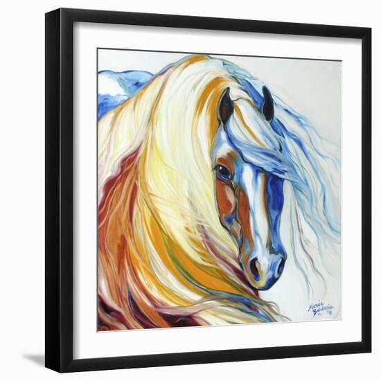 Gypsy Vanner Dream-Marcia Baldwin-Framed Giclee Print