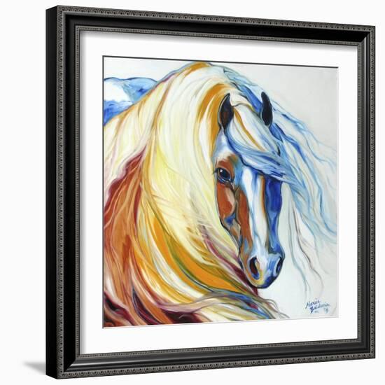 Gypsy Vanner Dream-Marcia Baldwin-Framed Giclee Print