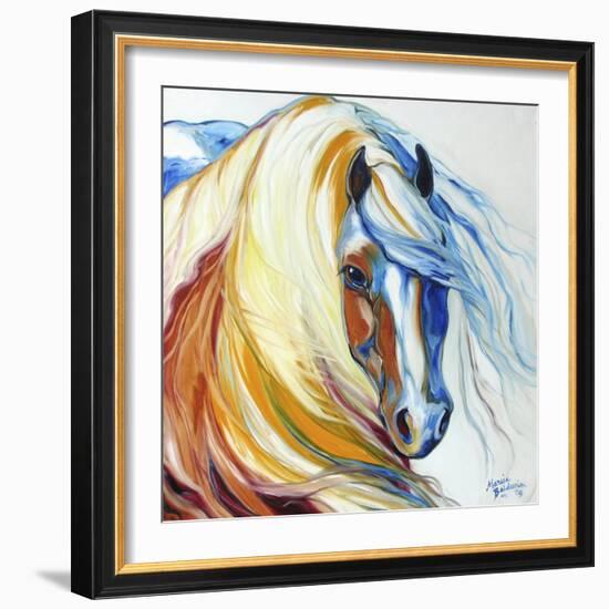 Gypsy Vanner Dream-Marcia Baldwin-Framed Giclee Print