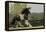 Gypsy Vanner Horse Running, Crestwood, Kentucky-Adam Jones-Framed Premier Image Canvas