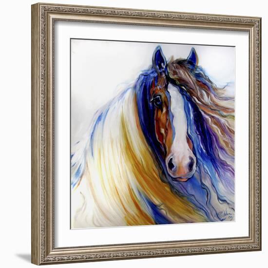 Gypsy Vanner Rouge-Marcia Baldwin-Framed Giclee Print