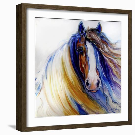 Gypsy Vanner Rouge-Marcia Baldwin-Framed Giclee Print