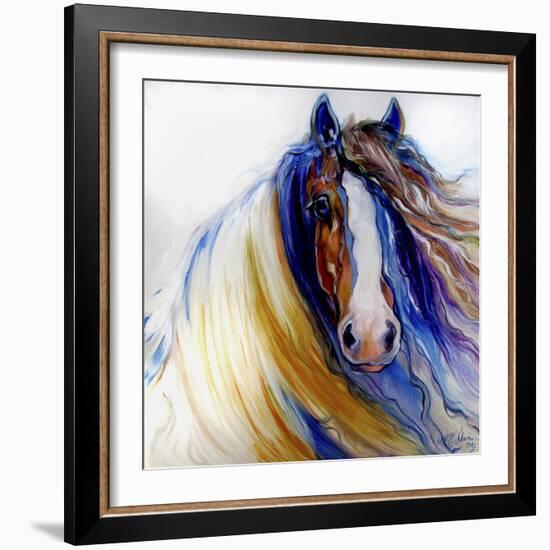 Gypsy Vanner Rouge-Marcia Baldwin-Framed Giclee Print