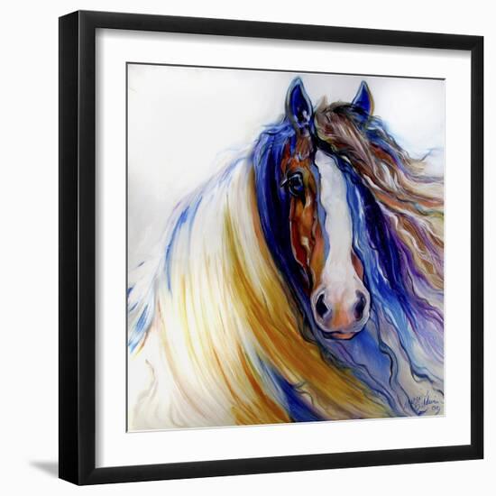 Gypsy Vanner Rouge-Marcia Baldwin-Framed Giclee Print