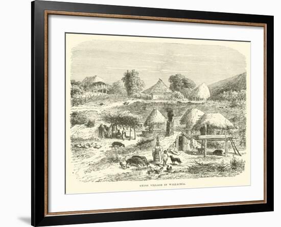 Gypsy Village in Wallachia-null-Framed Giclee Print