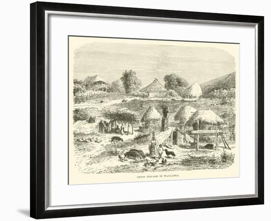 Gypsy Village in Wallachia-null-Framed Giclee Print