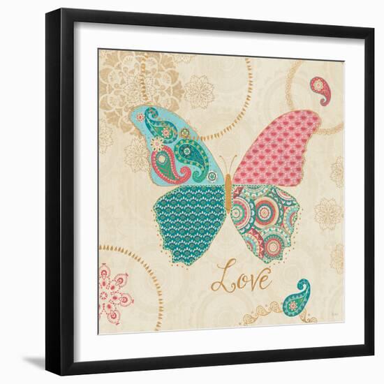 Gypsy Wings Bright II-Veronique Charron-Framed Art Print