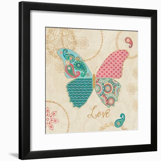 Gypsy Wings Bright II-Veronique Charron-Framed Art Print