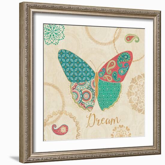 Gypsy Wings Bright III-Veronique Charron-Framed Art Print