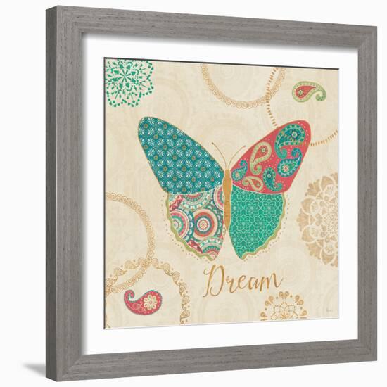 Gypsy Wings Bright III-Veronique Charron-Framed Art Print