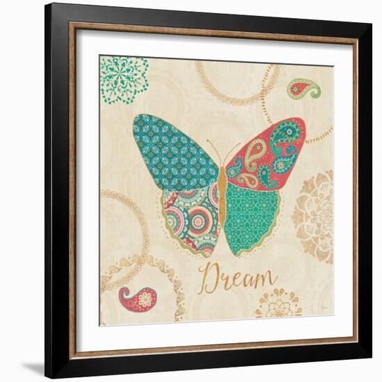 Gypsy Wings Bright III-Veronique Charron-Framed Art Print