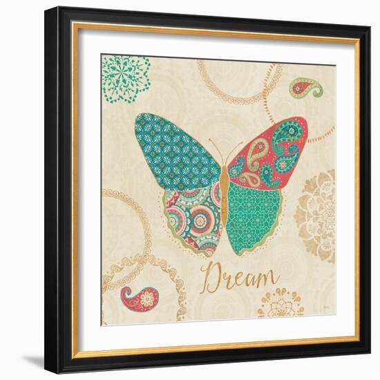 Gypsy Wings Bright III-Veronique Charron-Framed Art Print