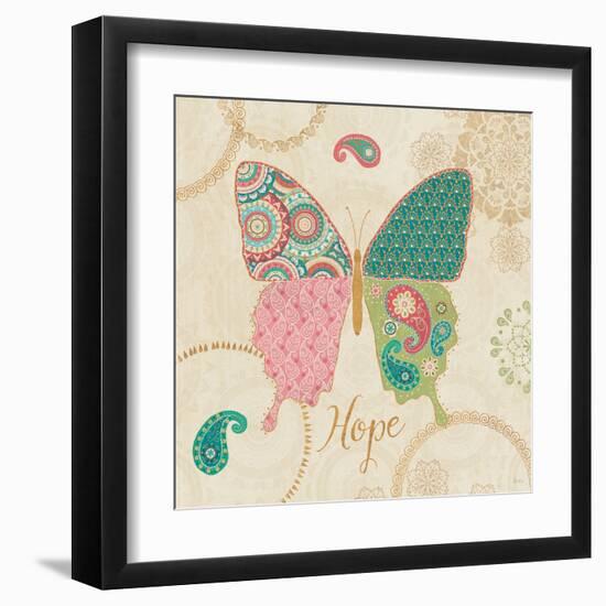 Gypsy Wings Bright IV-Veronique Charron-Framed Art Print