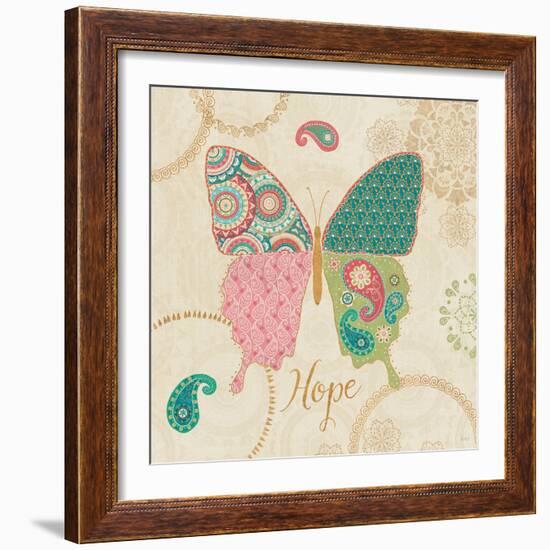 Gypsy Wings Bright IV-Veronique Charron-Framed Art Print