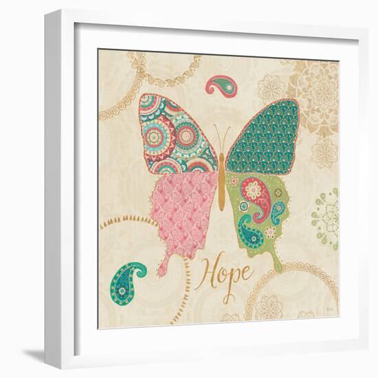 Gypsy Wings Bright IV-Veronique Charron-Framed Art Print