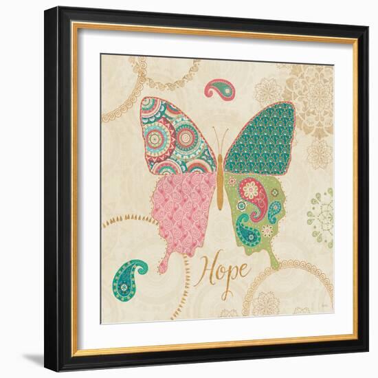 Gypsy Wings Bright IV-Veronique Charron-Framed Art Print