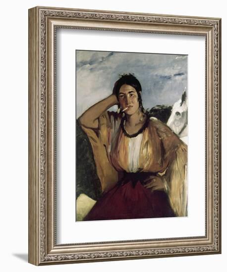 Gypsy with a Cigarette-Edouard Manet-Framed Giclee Print