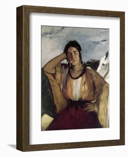 Gypsy with a Cigarette-Edouard Manet-Framed Giclee Print