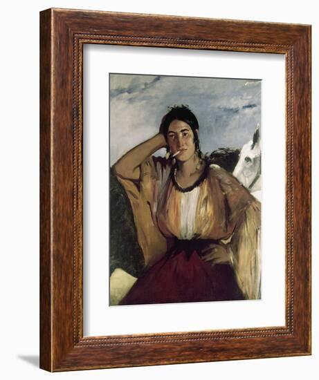 Gypsy with a Cigarette-Edouard Manet-Framed Giclee Print