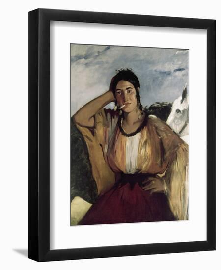 Gypsy with a Cigarette-Edouard Manet-Framed Giclee Print