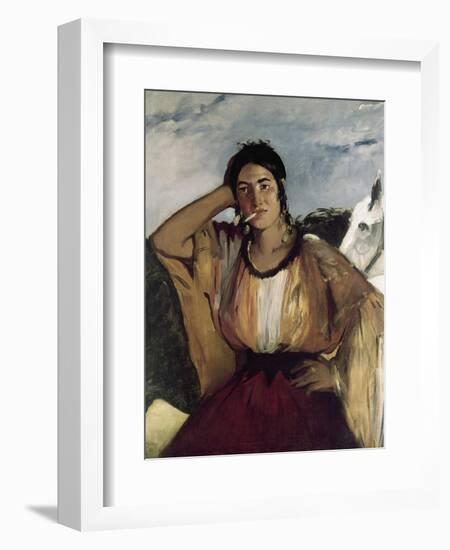 Gypsy with a Cigarette-Edouard Manet-Framed Giclee Print