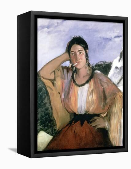 Gypsy with Cigarette, 1862-Edouard Manet-Framed Premier Image Canvas