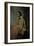 Gypsy Woman With Tambourine-Jean-Baptiste-Camille Corot-Framed Giclee Print