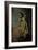 Gypsy Woman With Tambourine-Jean-Baptiste-Camille Corot-Framed Giclee Print