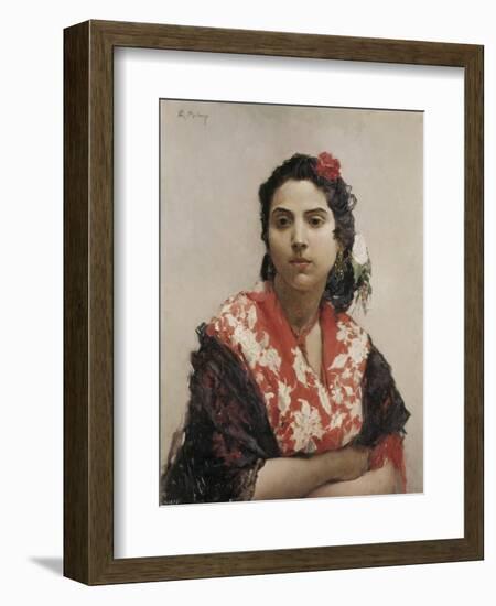 Gypsy Woman-Raimundo De Madrazo Y Garetta-Framed Art Print
