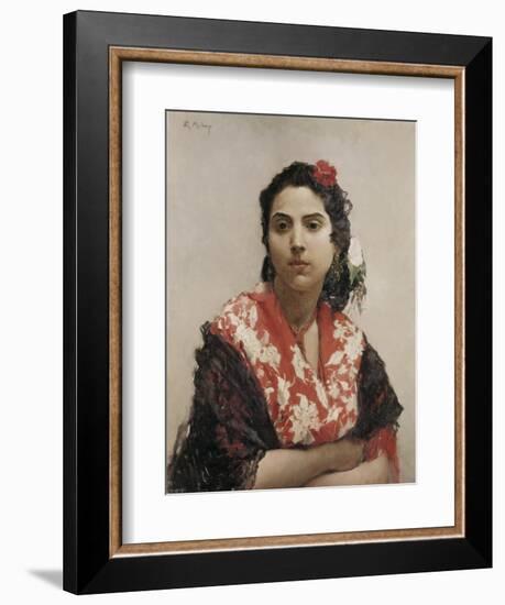 Gypsy Woman-Raimundo De Madrazo Y Garetta-Framed Art Print