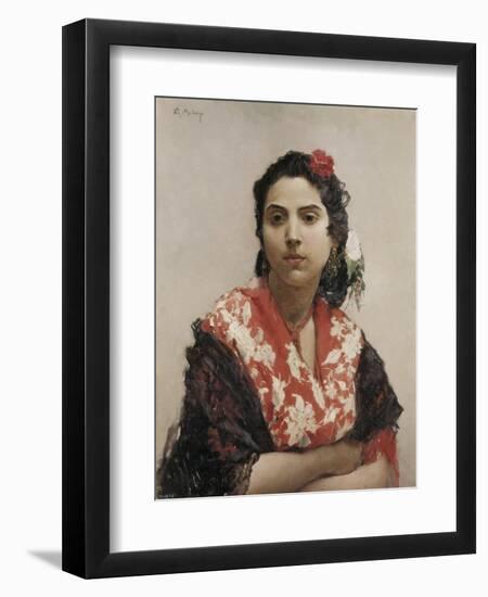 Gypsy Woman-Raimundo De Madrazo Y Garetta-Framed Art Print