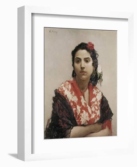 Gypsy Woman-Raimundo De Madrazo Y Garetta-Framed Art Print