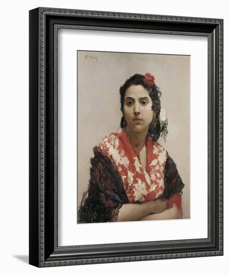 Gypsy Woman-Raimundo De Madrazo Y Garetta-Framed Art Print