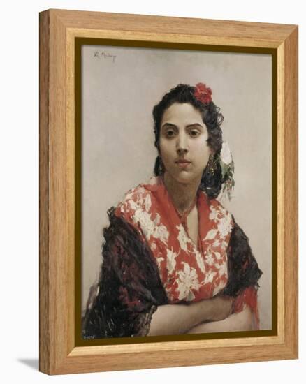 Gypsy Woman-Raimundo De Madrazo Y Garetta-Framed Stretched Canvas