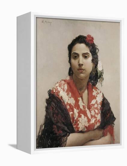 Gypsy Woman-Raimundo De Madrazo Y Garetta-Framed Stretched Canvas