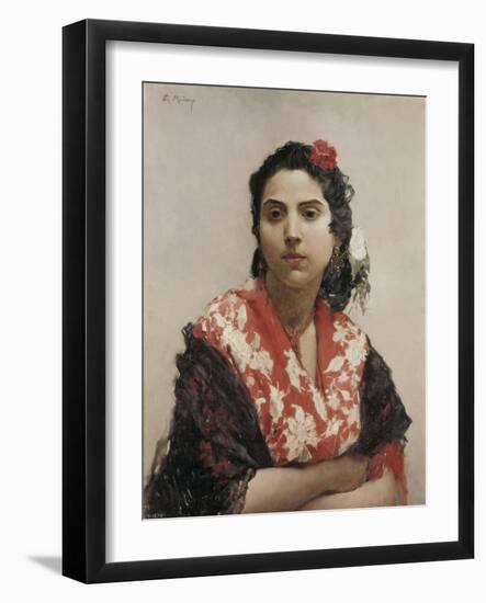 Gypsy Woman-Raimundo De Madrazo Y Garetta-Framed Art Print