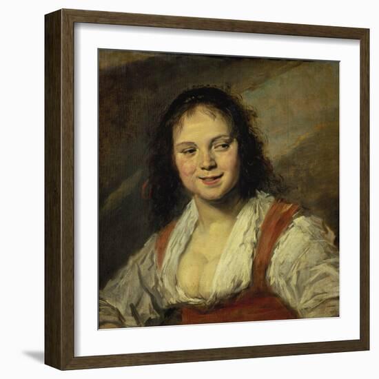 Gypsy Woman-Frans Hals-Framed Giclee Print