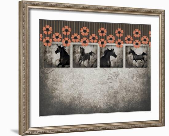 GypsyHorse CollectionSurfacePattern V2 10-LightBoxJournal-Framed Giclee Print