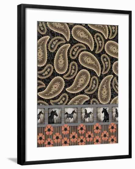 GypsyHorse CollectionSurfacePattern V2 9-LightBoxJournal-Framed Giclee Print